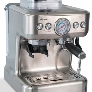 image #9 of מכונת קפה Hot Point Home Barista CM5700A  - צבע נירוסטה
