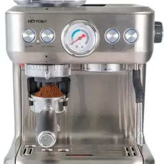 image #2 of מכונת קפה Hot Point Home Barista CM5700A  - צבע נירוסטה