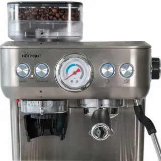 image #5 of מכונת קפה Hot Point Home Barista CM5700A  - צבע נירוסטה