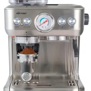 image #0 of מכונת קפה Hot Point Home Barista CM5700A  - צבע נירוסטה