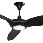 image #0 of מאוורר תקרה איכותי 45 אינטש 3 כנפיים עם שלט ותאורה Venta HARMONYA - צבע שחור