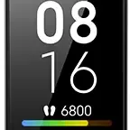 image #1 of שעון רצועת יד Xiaomi Mi Smart Band 4C בצבע שחור - שנה אחריות יבואן רשמי על-ידי המילטון