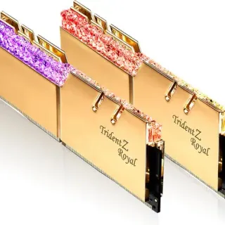 image #0 of זיכרון למחשב G.Skill Trident Z Royal RGB Gold 2x8GB DDR4 4000Mhz CL17 Kit