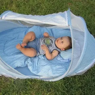 image #2 of עריסת תינוק ניידת Bpatent - כחול