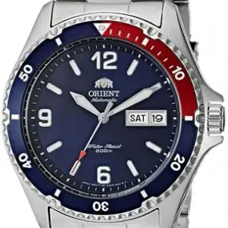 image #0 of שעון יד אנלוגי אוטומטי לגברים Orient Mako II FAA02009D9 - צבע כסוף