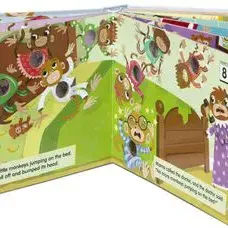 image #3 of ספר אינטרקטיבי 10 קופים קטנים מבית Melissa and Doug - אנגלית