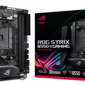 image #0 of לוח אם Asus ROG STRIX B550-I GAMING (WIFI) AM4, AMD B550, DDR4, PCI-E, HDMI, DP