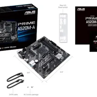 image #6 of לוח אם  ASUS PRIME A520M-A AM4, AMD A520, DDR4, PCI-E, VGA, DVI, HDMI