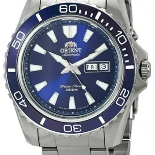 image #0 of שעון יד אנלוגי אוטומטי לגברים Orient Mako XL Diving FEM75002DW - צבע כסוף