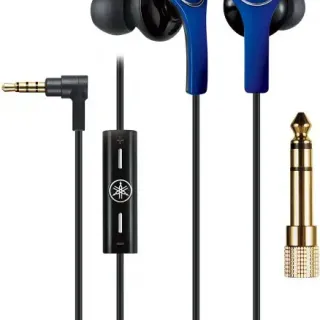 image #0 of אוזניות תוך-אוזן עם מיקרופון Yamaha EPH-M100 - צבע כחול
