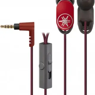 image #0 of אוזניות תוך-אוזן עם מיקרופון Yamaha EPH-R52 - צבע אדום