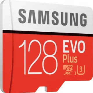 image #1 of כרטיס זיכרון Samsung EVO Plus Micro SDXC UHS-I MC128HA - נפח 128GB - עם מתאם ל-SD