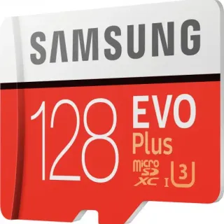 image #2 of כרטיס זיכרון Samsung EVO Plus Micro SDXC UHS-I MC128HA - נפח 128GB - עם מתאם ל-SD