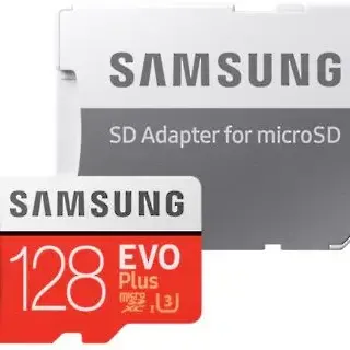 image #0 of כרטיס זיכרון Samsung EVO Plus Micro SDXC UHS-I MC128HA - נפח 128GB - עם מתאם ל-SD