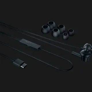image #2 of מציאון ועודפים - אוזניות תוך אוזן עם ביטול רעש אקטיבי Razer Hammerhead USB-C