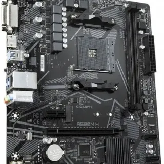 image #2 of לוח אם Gigabyte A520M H AM4, AMD A520, DDR4, PCI-E, DVI, HDMI
