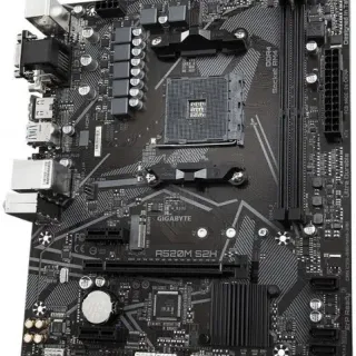 image #3 of לוח אם Gigabyte A520M S2H AM4, AMD A520, DDR4, PCI-E, VGA, DVI, HDMI