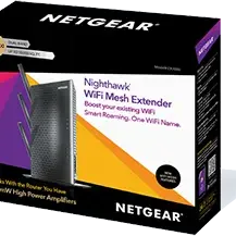 image #1 of מגדיל טווח NETGEAR Nighthawk Dual Band WiFi Mesh Extender EX7000