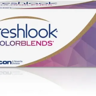 image #2 of 2 עדשות מגע חודשיות צבעוניות Alcon Freshlook Colorblends - צבע אפור