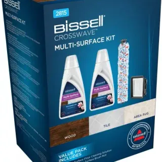image #1 of ערכת Multi Surface Clean Set VIP הכוללת - זוג סבונים + מברשת + פילטר לשוטפי רצפות Bissell Crosswave 2815