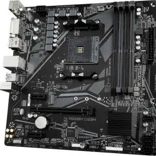 image #1 of לוח אם Gigabyte A520M DS3H AM4, AMD A520, DDR4, PCI-E, DVI, HDMI, DP