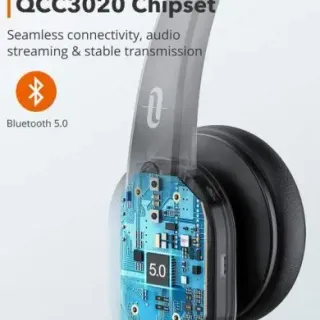 image #2 of אוזניות קשת אלחוטיות עם מיקרופון TaoTronics TT-BH041 - צבע שחור