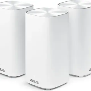 image #0 of סט 3 יחידות ראוטר Asus ZenWiFi AC 802.11ac Mini (CD6) Mesh Wireless - צבע לבן