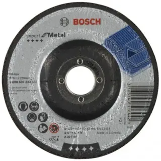 image #0 of דיסק להשחזת מתכות 5'' בעובי 6 מ''מ - Bosch Grinding Disc Expert For Metals