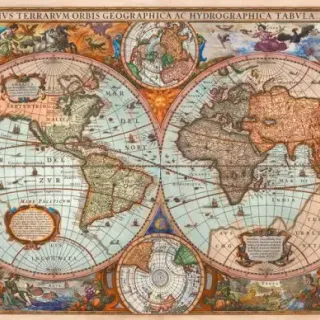 image #1 of פאזל 3,000 חלקים מבית Schmidt - מפת העולם העתיק
