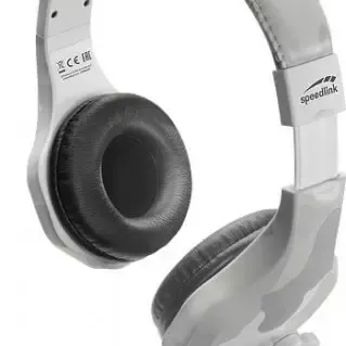 image #2 of מציאון ועודפים - אוזניות גיימרים עם מיקרופון לפלייסטיישן 4 SpeedLink Raidor - צבע לבן