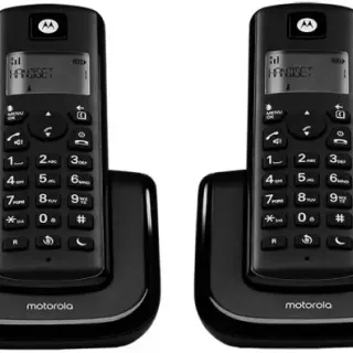 image #0 of טלפון אלחוטי דיגיטלי עם דיבורית ושלוחה נוספת +Motorola T202 - צבע שחור