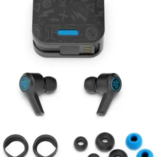 image #2 of אוזניות גיימינג תוך אוזן אלחוטיות JLab JBuds Air Play Gaming True Wireless - צבע שחור