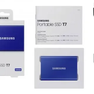 image #5 of כונן קשיח SSD חיצוני Samsung Portable SSD T7 USB 3.2 MU-PC1T0H/WW - נפח 1TB - צבע כחול