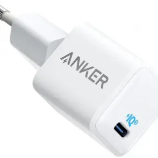 image #0 of מטען קיר Anker PowerPort III Nano USB Type-C 20W - צבע לבן
