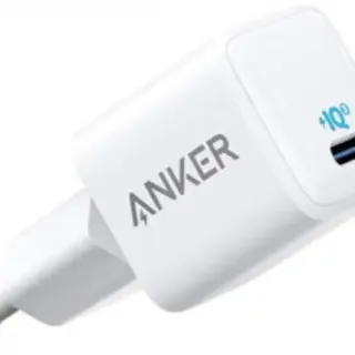 image #2 of מטען קיר Anker PowerPort III Nano USB Type-C 20W - צבע לבן