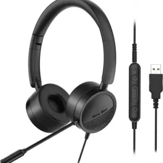 image #1 of אוזניות קשת On-Ear עם מיקרופון Uniset UNI-H360 - צבע שחור