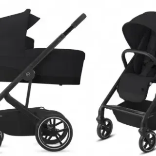 image #3 of עגלת תינוק Cybex Balios 3 Lux S דגם 2020 כוללת עריסה - צבע שחור