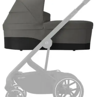 image #3 of עגלת תינוק Cybex Balios 3 Lux S דגם 2020 כוללת עריסה - צבע אפור סוהו