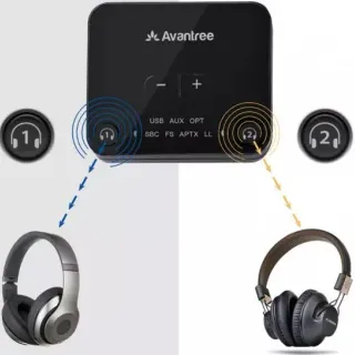 image #4 of משדר אודיו Bluetooth 5.0 אלחוטי Avantree AudiKast Plus