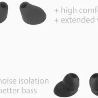 image #1 of אוזניות תוך-אוזן Avantree TWS120 True Wireless - צבע שחור
