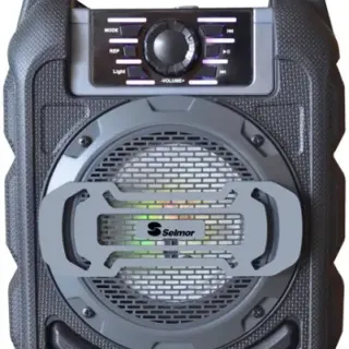 image #0 of מערכת קריוקי ניידת עם מיקרופון Selmor SE-411 - צבע שחור