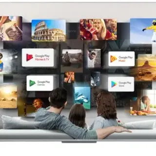image #0 of טלוויזיה חכמה 75'' 4K UHD LED ללא מסגרת עם אנדרואיד ו-TCL 75P715 Netflix