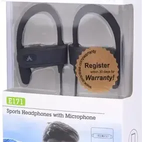 image #2 of אוזניות ספורט חוטיות עם מיקרופון Avantree E171