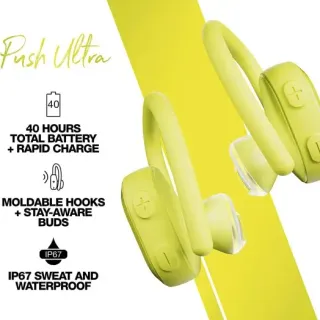 image #1 of אוזניות תוך-אוזן אלחוטיות Skullcandy Push Ultra True Wireless - צבע צהוב
