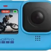 image #0 of כיסוי + שרוך למצלמת GoPro HERO10 / HERO9 Black - צבע כחול
