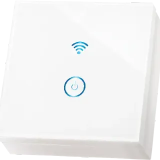 image #0 of מפסק תאורה Wi-Fi חכם מעל הטיח Smart-Grade - הדלקה אחת - כולל תמיכה בדור 3 מהמוצר ועד האפליקציה