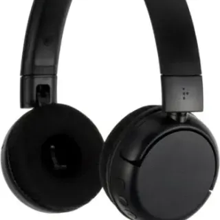 image #0 of אוזניות Bluetooth אלחוטיות ומתקפלות לילדים עם הגבלת ווליום BuddyPhones Pop - צבע שחור