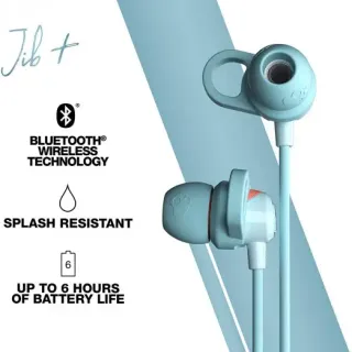 image #2 of אוזניות תוך-אוזן אלחוטיות עם מיקרופון Skullcandy Jib+ Wireless - צבע Bleached Blue