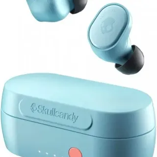 image #0 of אוזניות תוך-אוזן אלחוטיות Skullcandy Sesh Evo True Wireless - צבע Bleached Blue