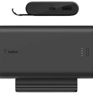 image #2 of סוללה ניידת כולל כבל ומעמד Belkin 10000mAh 12W 1xUSB-A + 1xUSB Type-C - צבע שחור